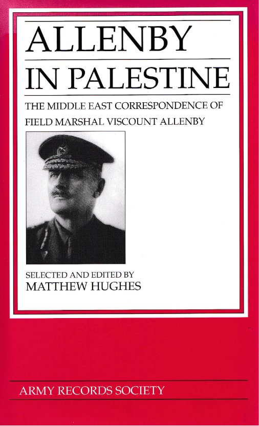 Vol. 22: Allenby in Palestine